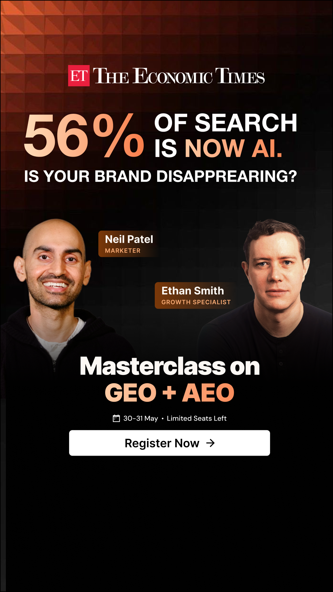 The Economic Times Facebook ad