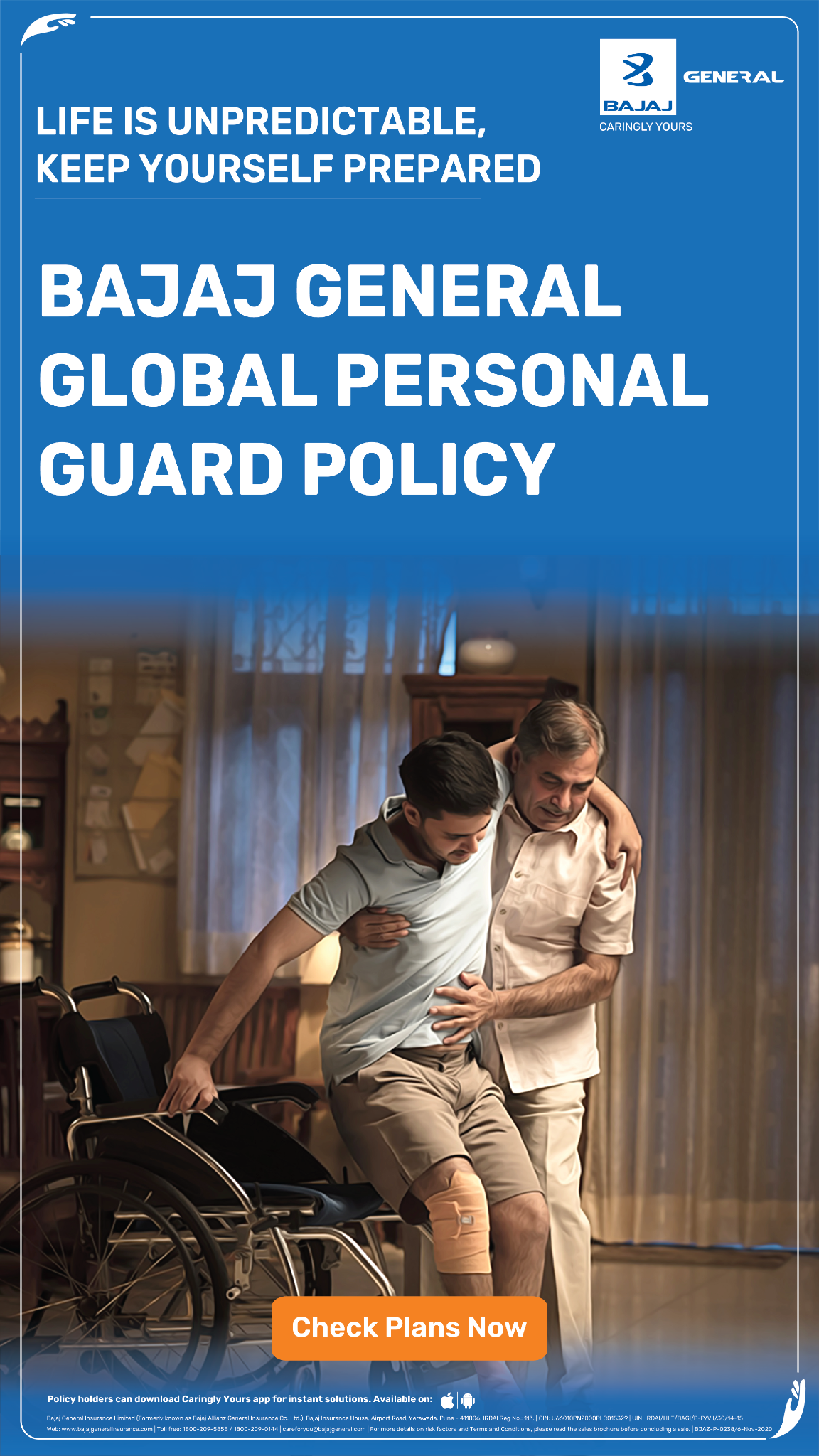 Bajaj General Insurance Limited Facebook ad