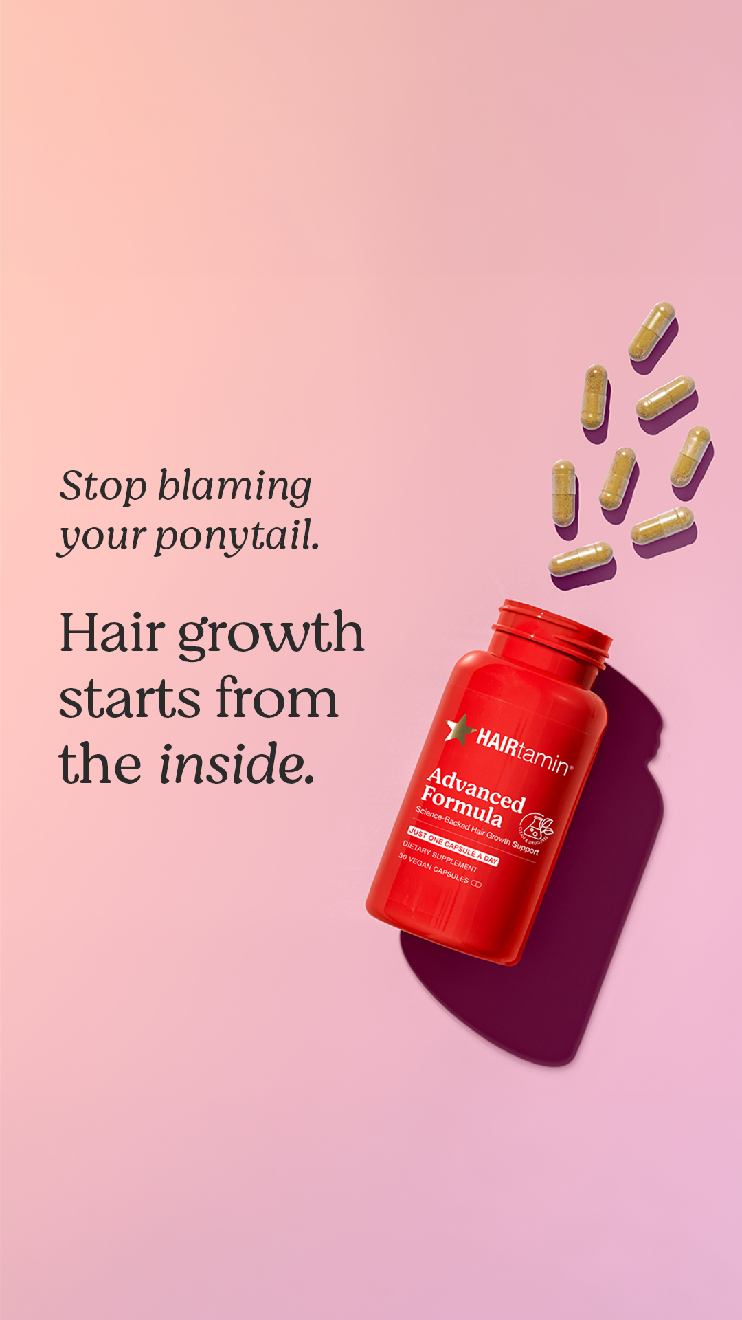HAIRtamin Facebook ad
