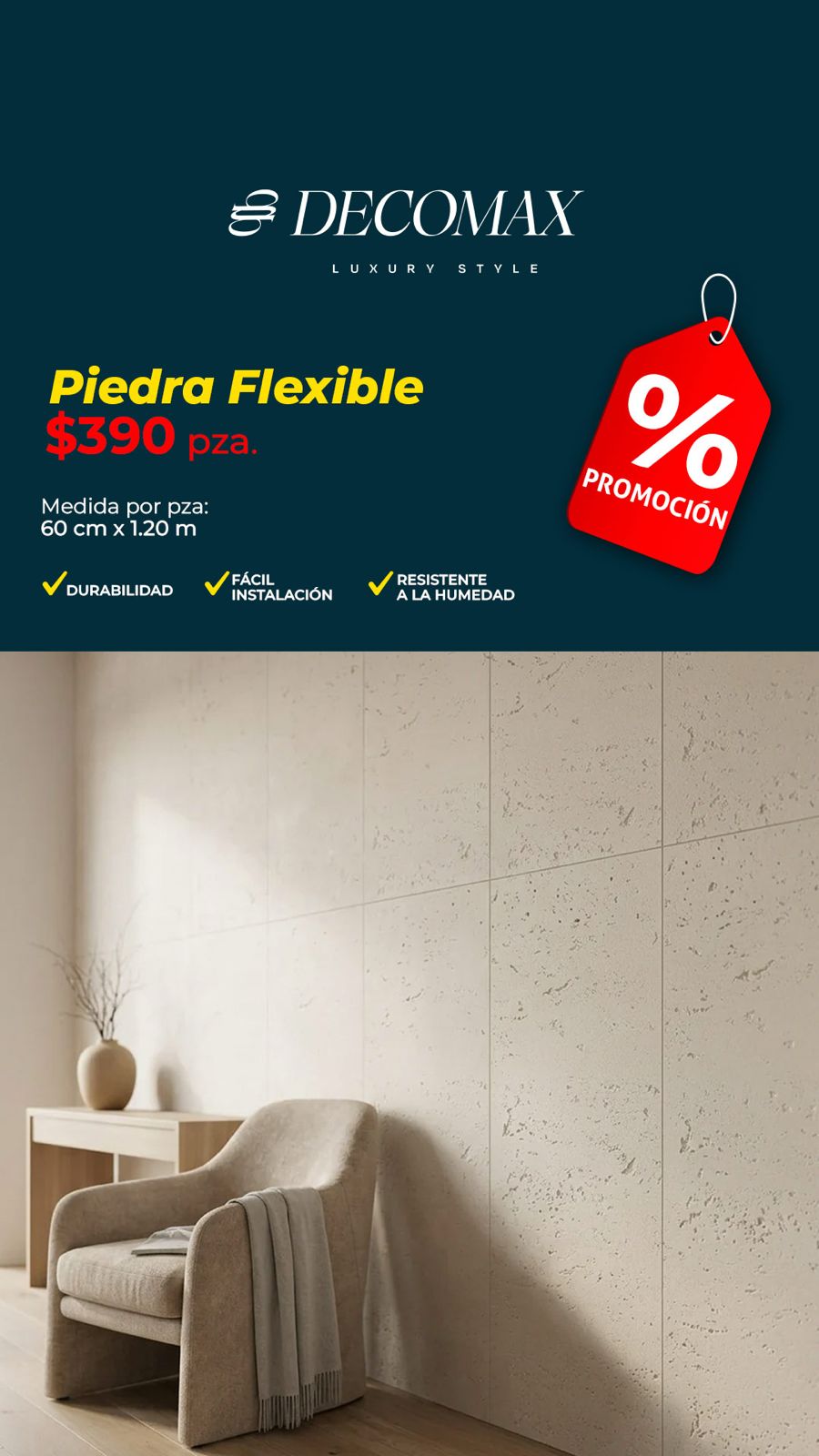 Recubrimientos Decomax Facebook ad