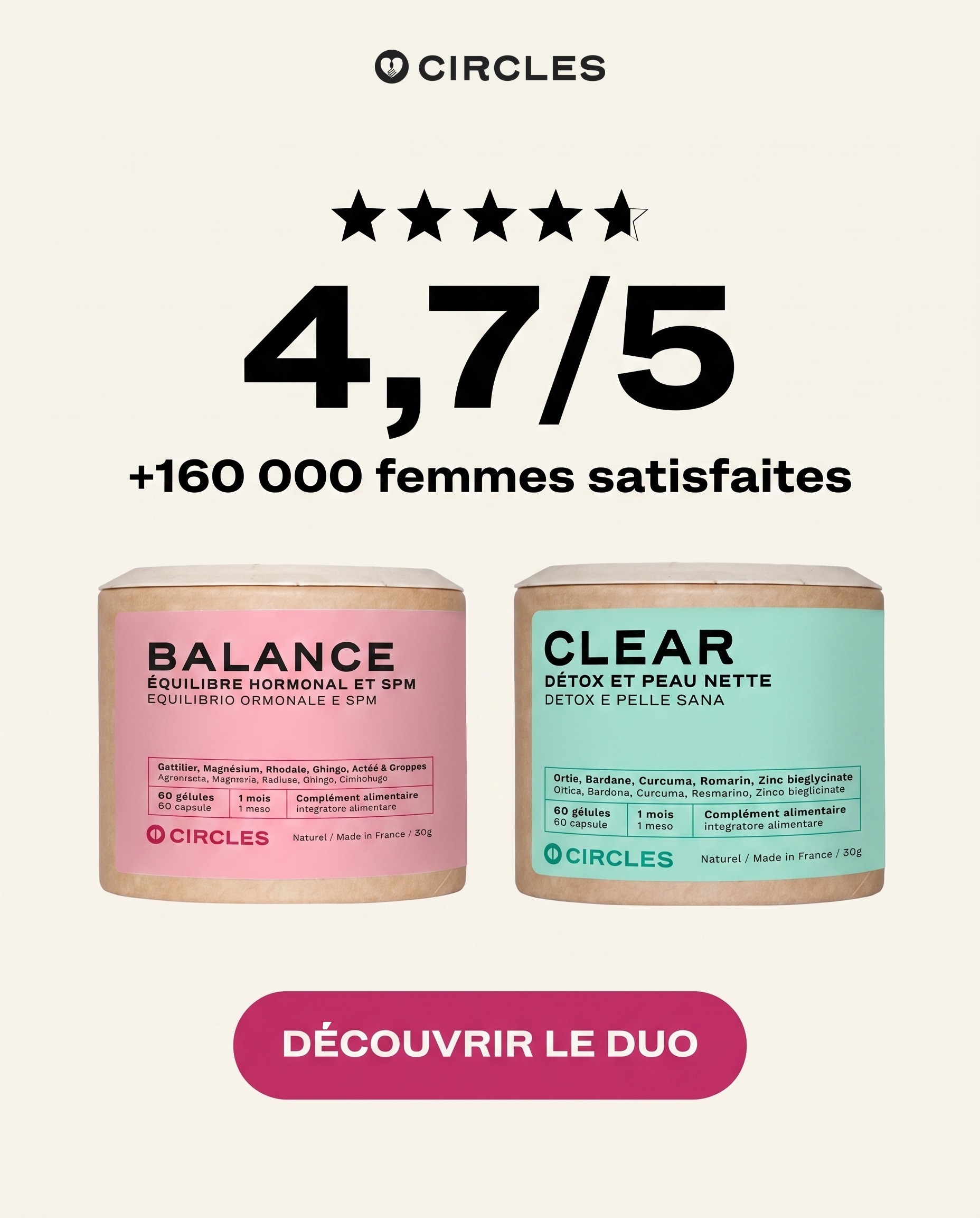 Circles Facebook ad
