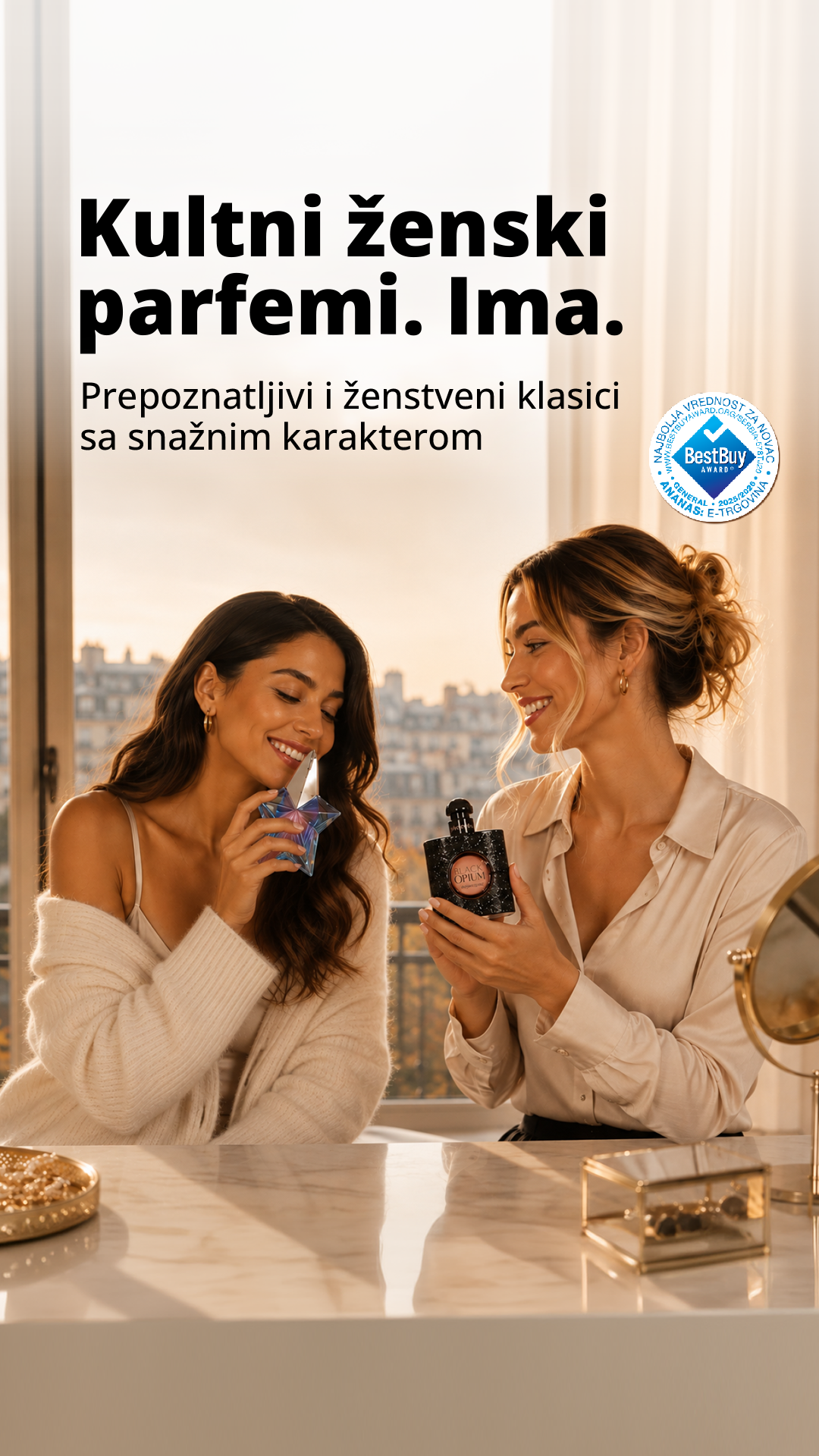 Ananas.rs Facebook ad: Ženski parfemi? Imā.