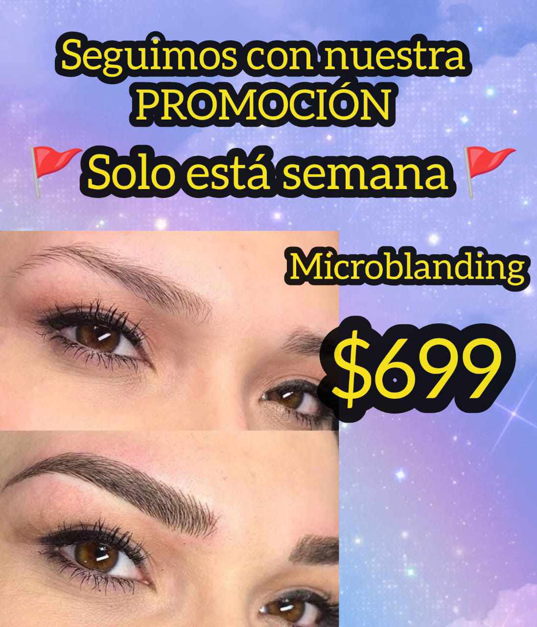 Brows_by Brenda Torres Facebook ad: Estamos ubicados en Colonia Saltillo 2000
