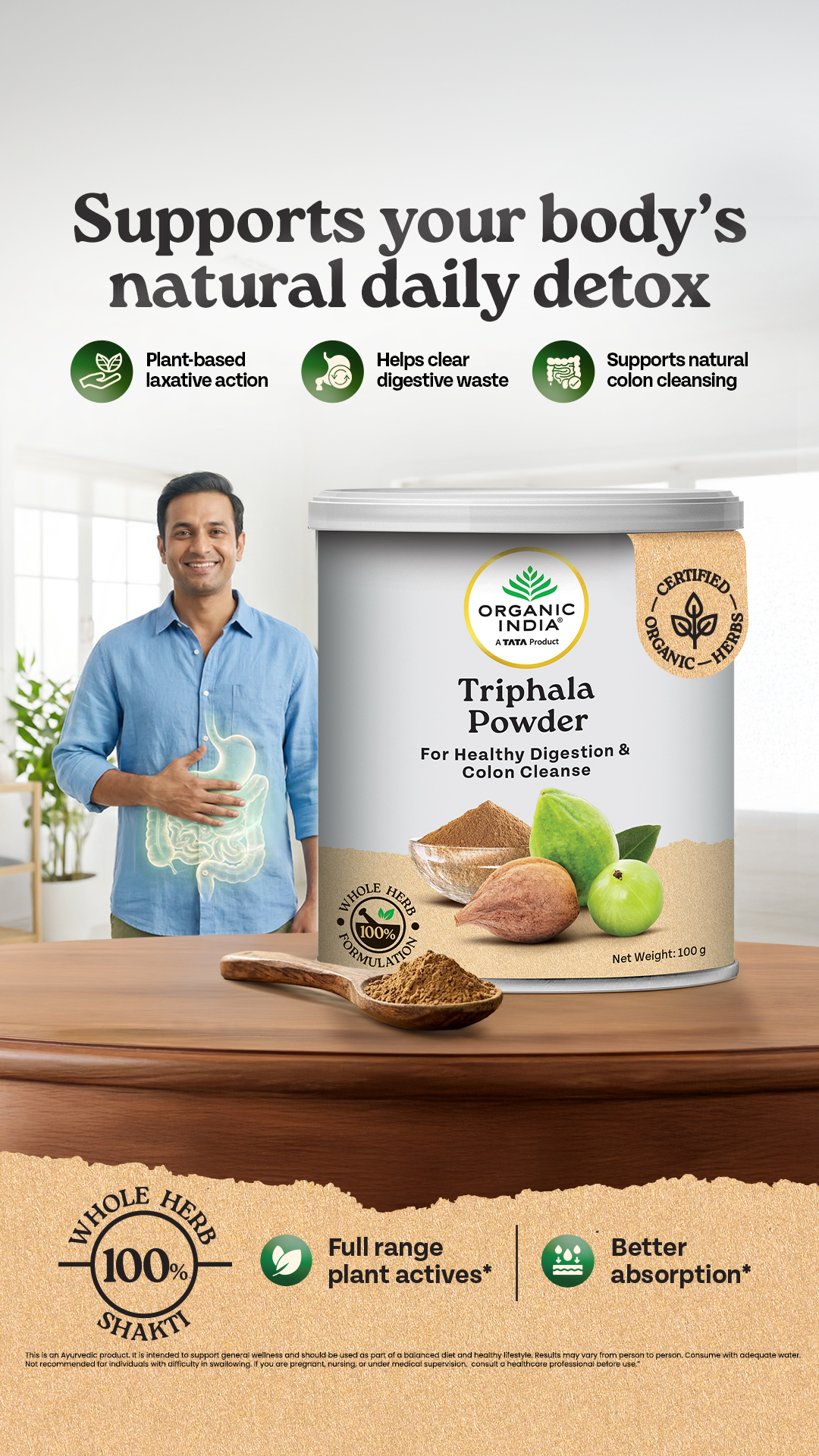 Organic India Facebook ad