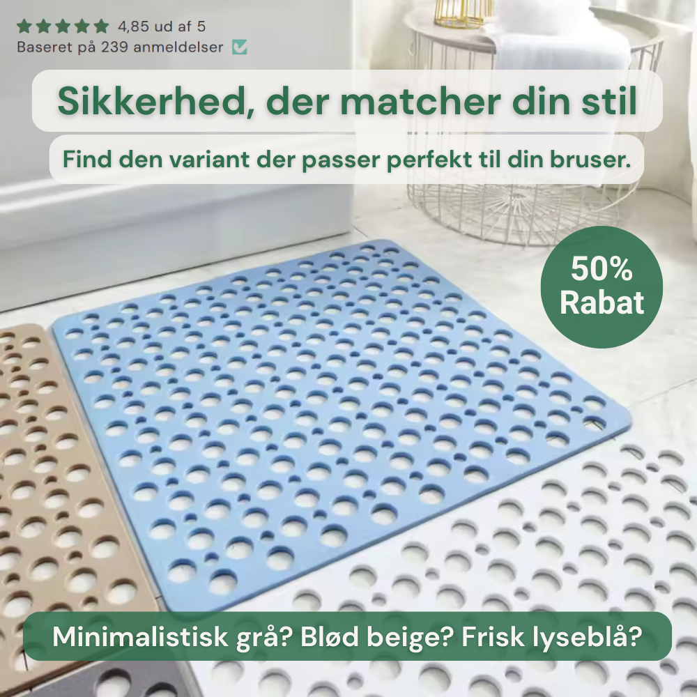 Ampzter - Nordic design Facebook ad: Forebyg fald i bruseren
