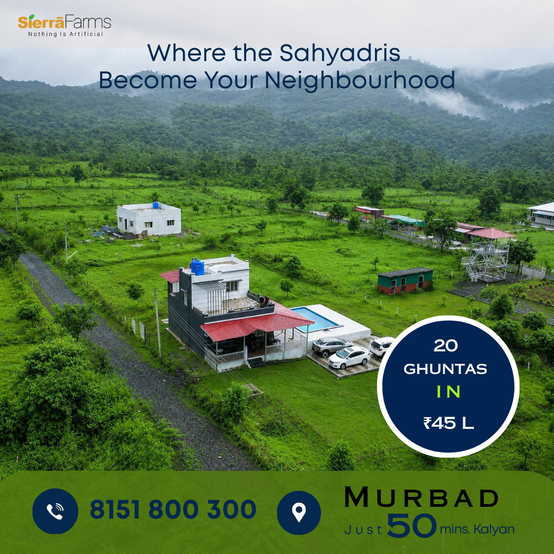 Land Near Me Facebook ad: Own Farmland Just 50 Mins from Kalyan