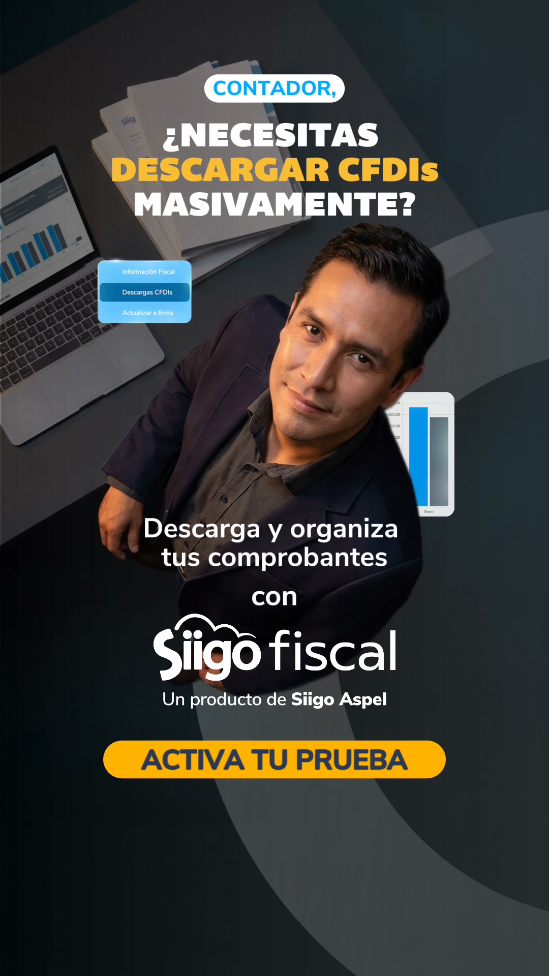Siigo Aspel Facebook ad: Pruébalo durante 15 días por $0
