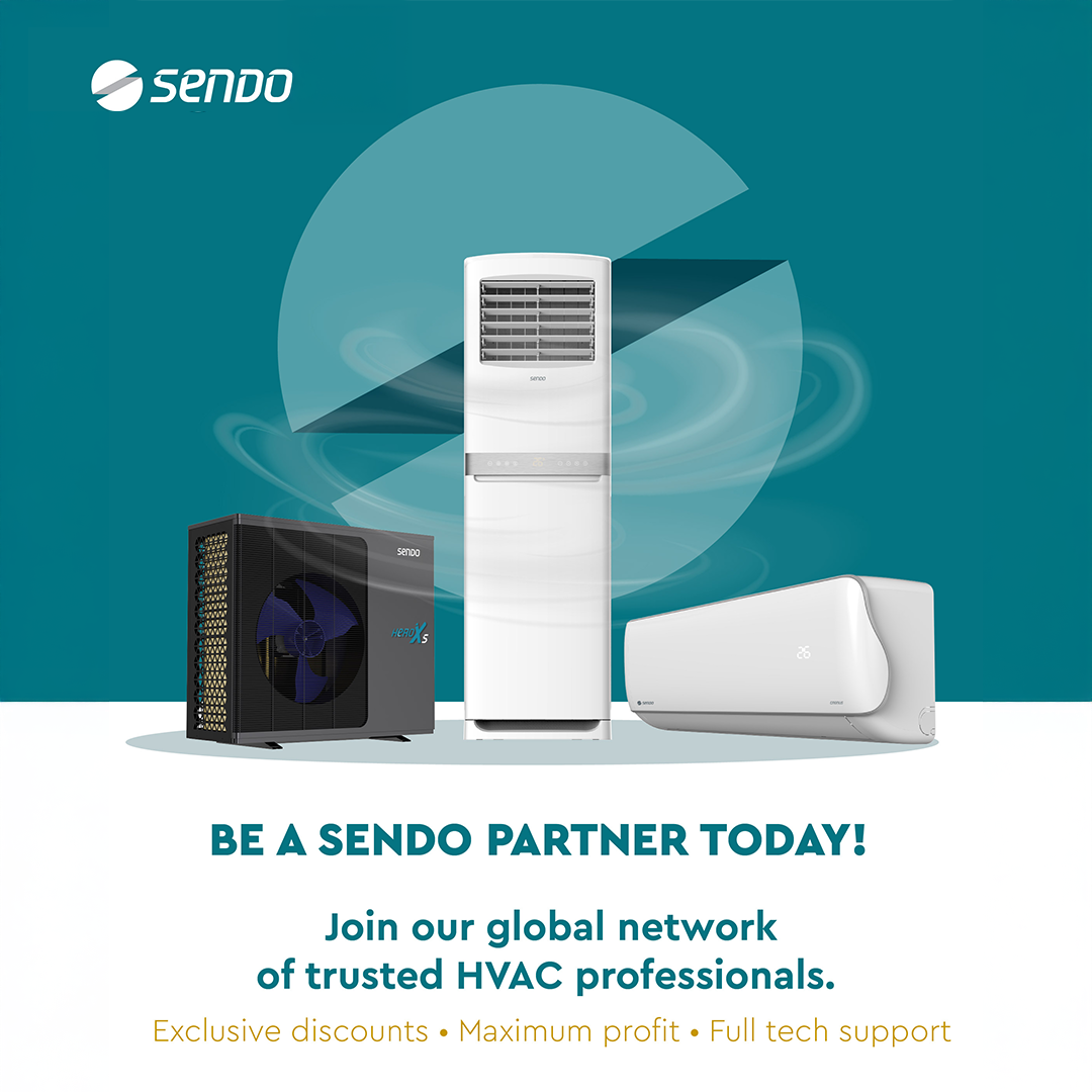 Sendo World Facebook ad: Join our global network of trusted HVAC professionals.