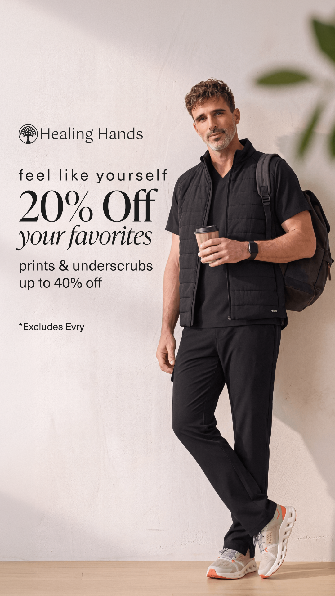 Healing Hands Scrubs Facebook ad