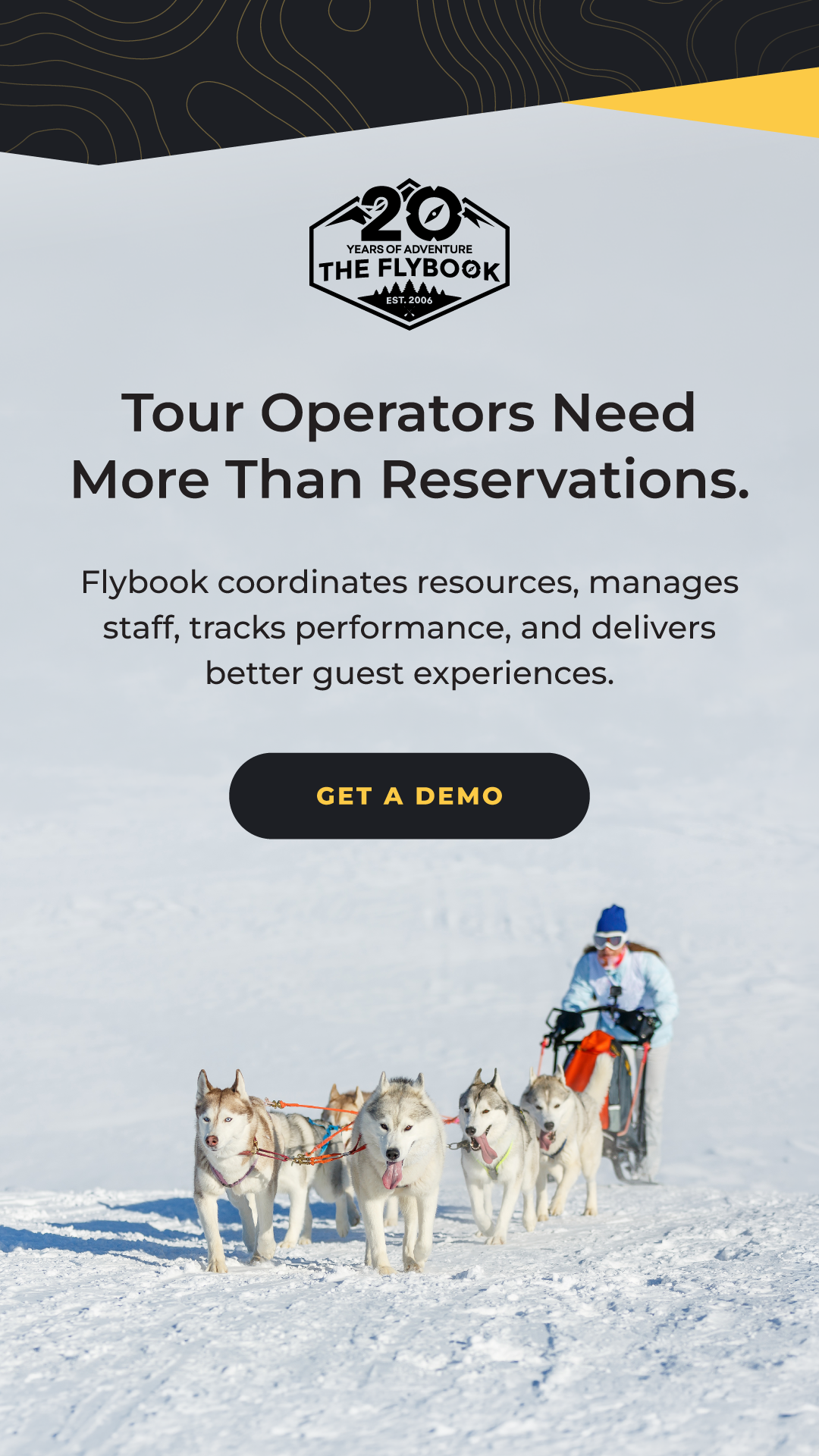 Flybook Reservation Software Facebook ad