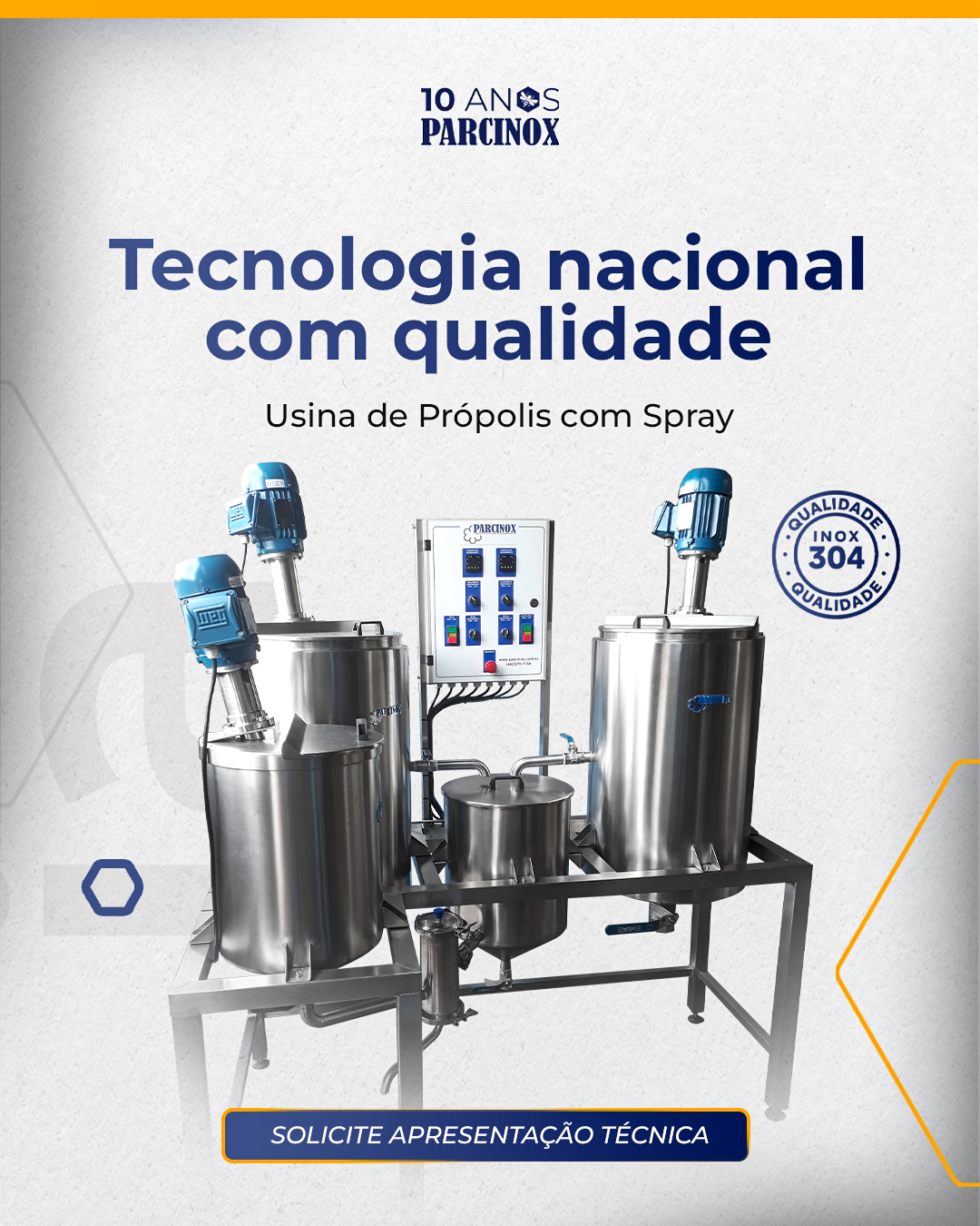 Parcinox Fabricação e Manutenção De Equipamentos Ltda. Facebook ad