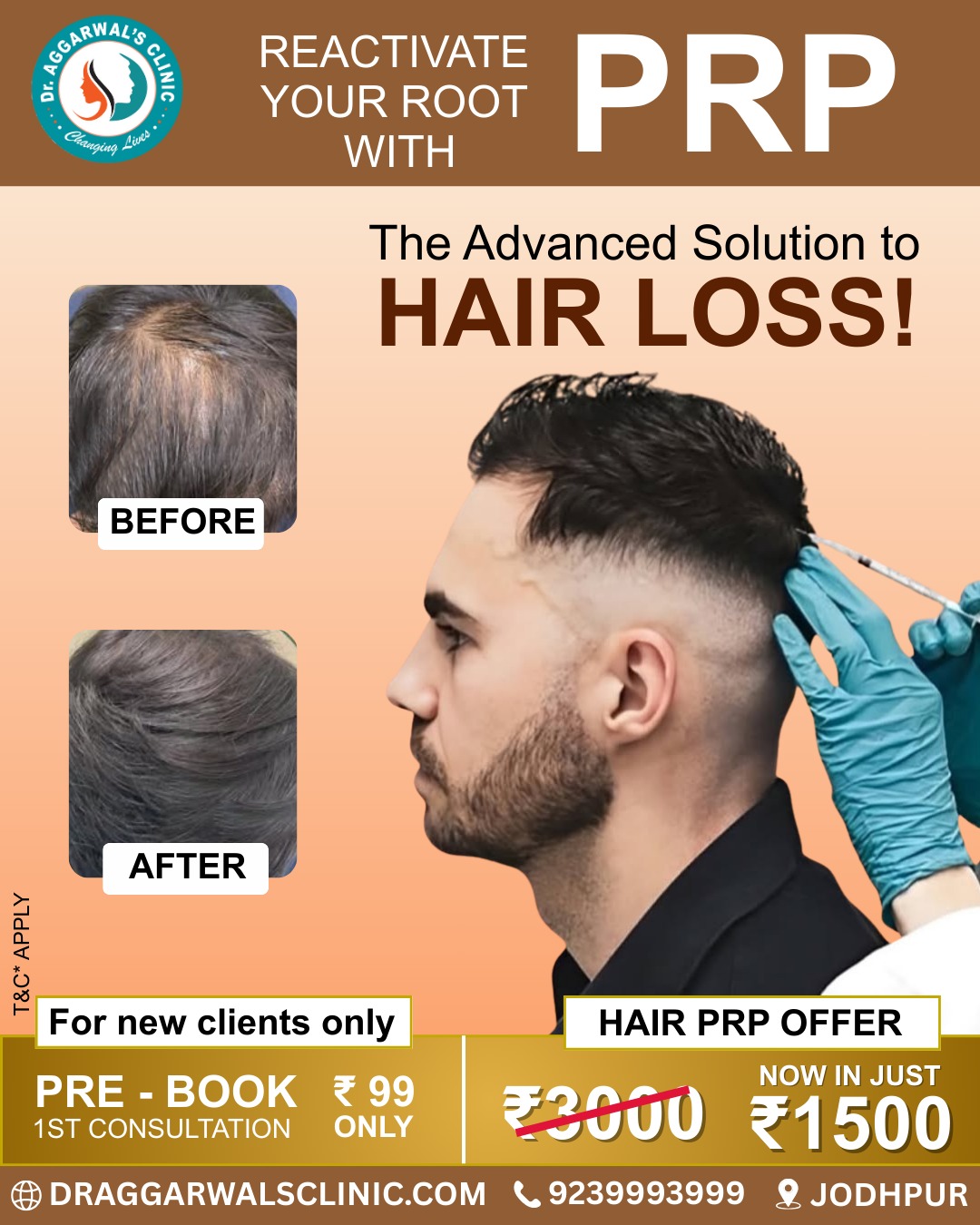 Dr Aggarwal's Hair Transplant, Laser, Plastic Surgery & Dental Center Facebook ad