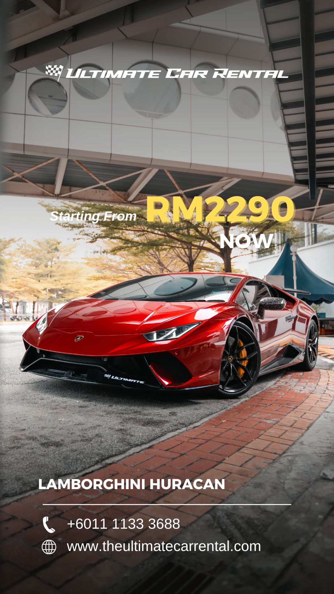 Ultimate Car Rental Facebook ad