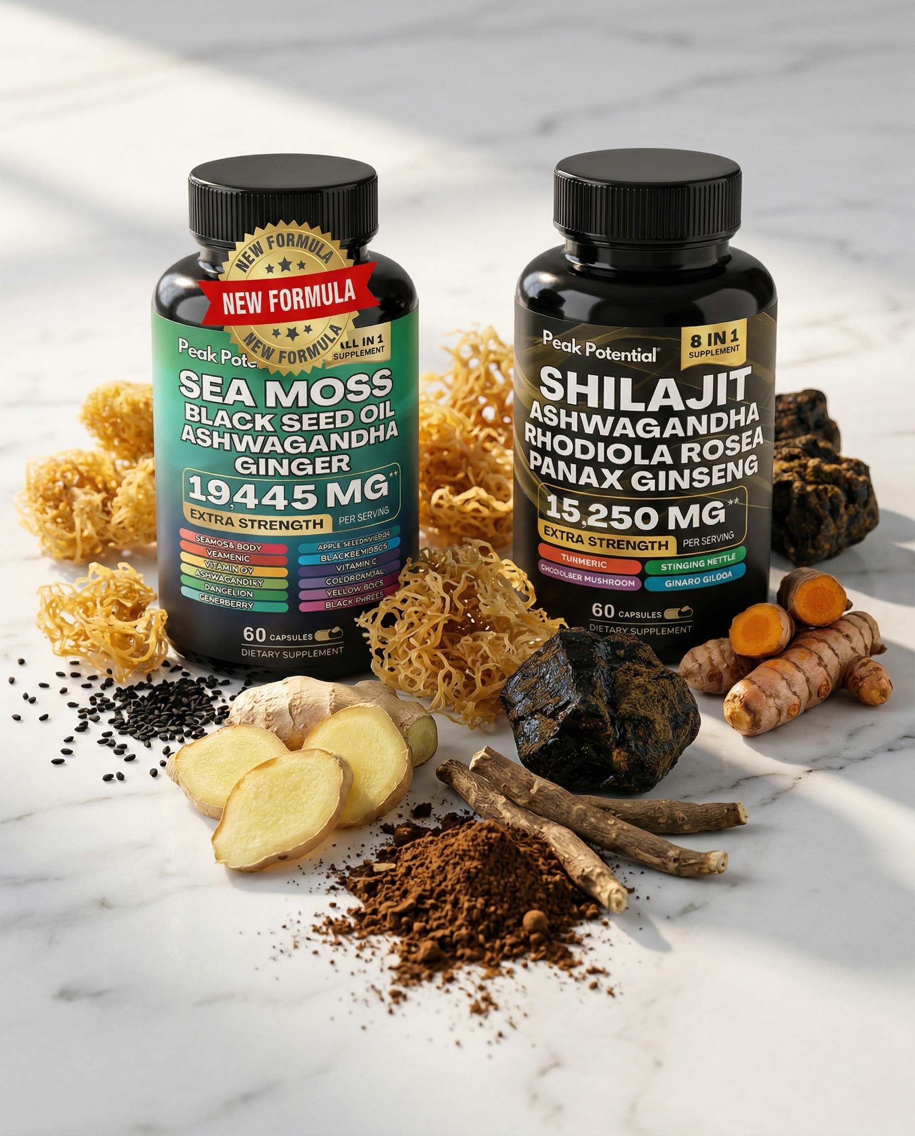 Peak Potential Facebook ad: 16 supplements. 1 capsule. Here's the math.