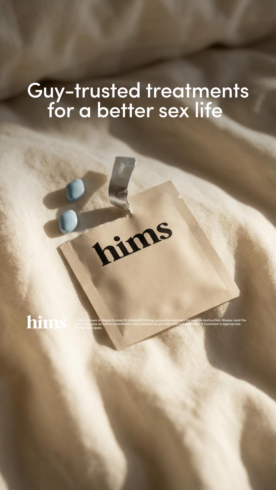 hims Facebook ad