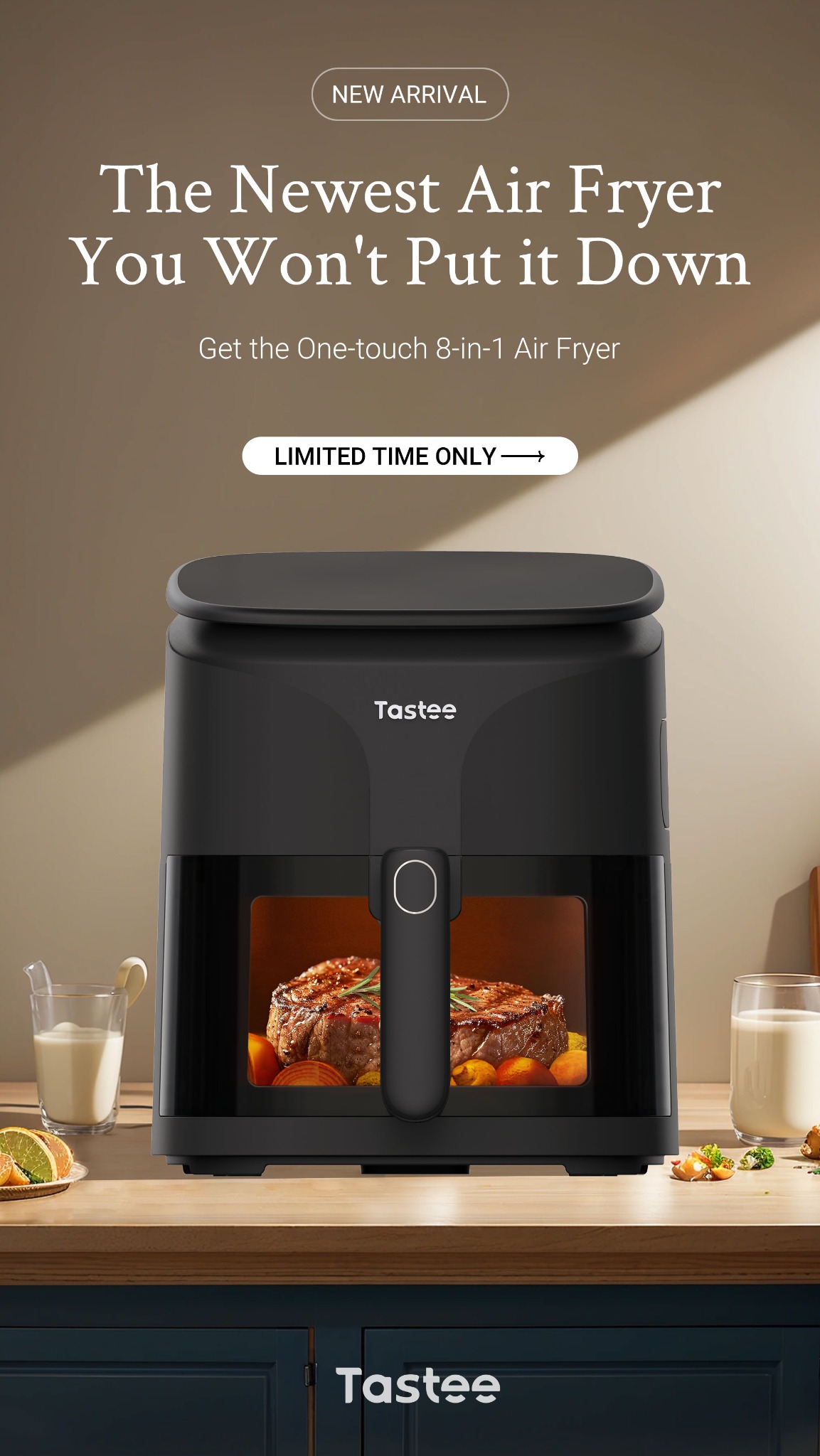 TasteeKitchenus Facebook ad from Mar 30, 2025