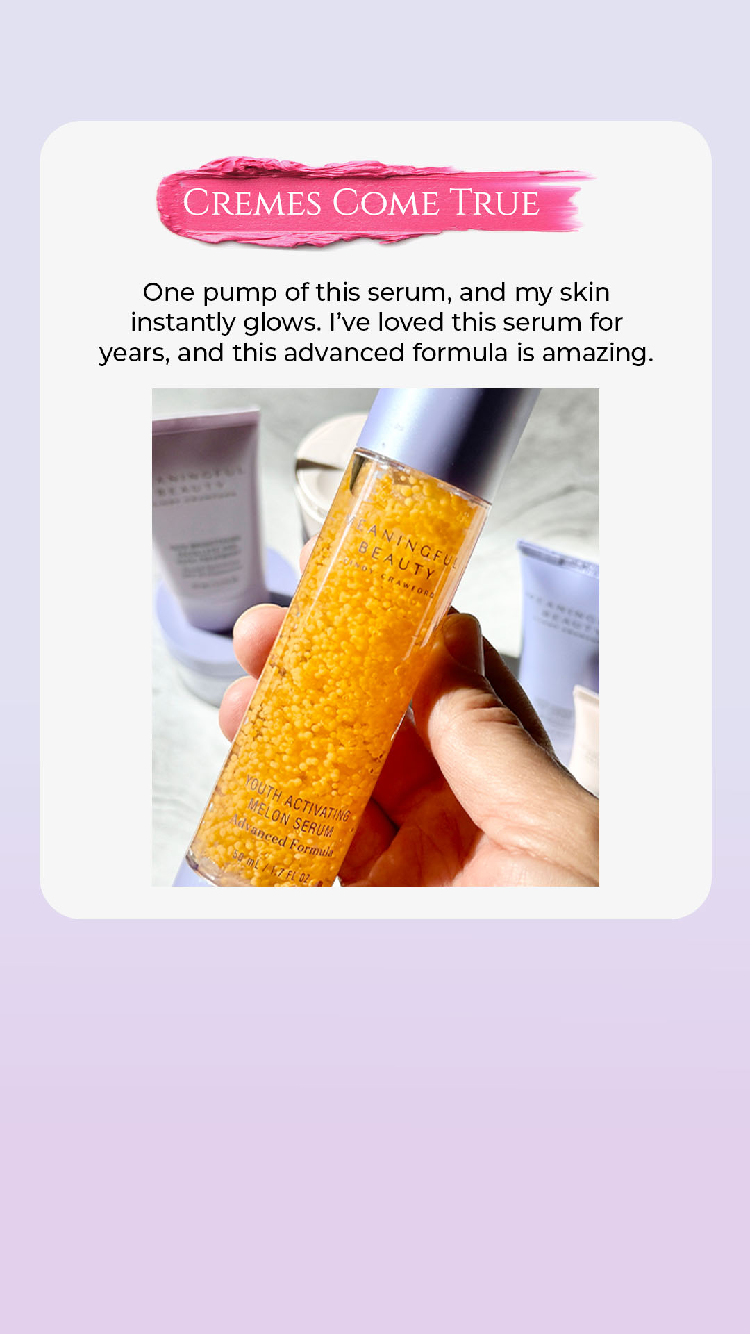 Cremes Come True Facebook ad