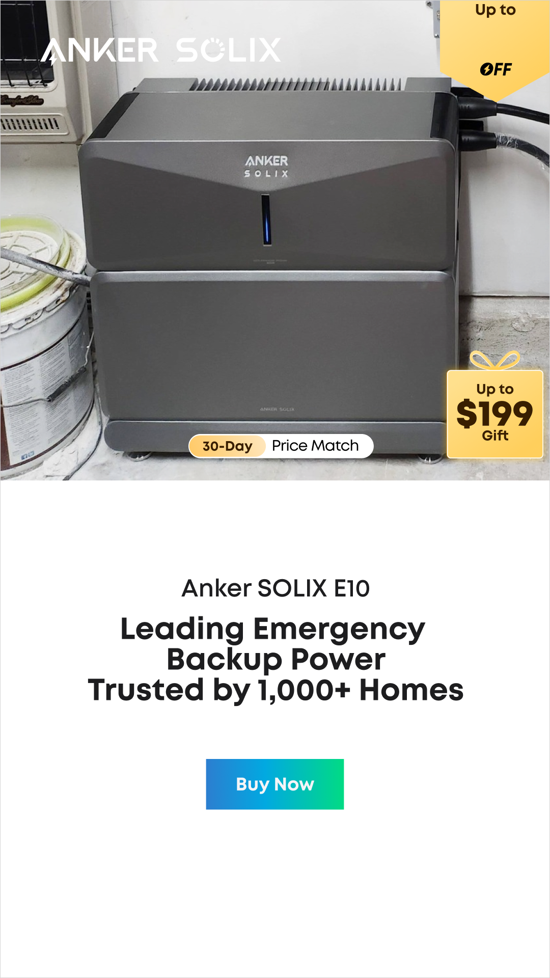 Anker SOLIX Facebook ad