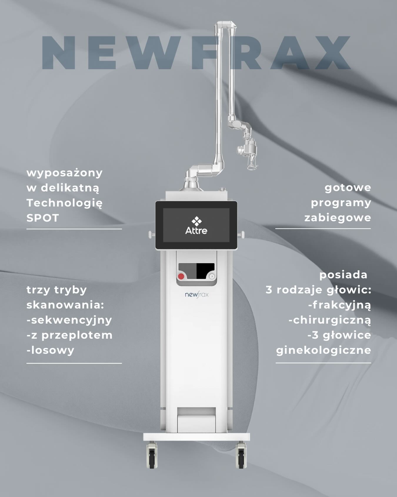 Attre.eu - Urządzenia kosmetyczne i medyczne Facebook ad: NEWFRAX to inteligentny laser frakcyjny CO2 stworzony do…