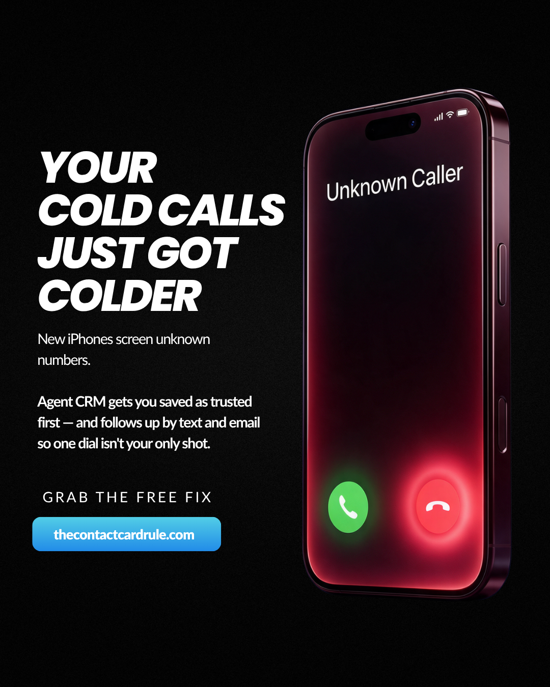 Alex Branning: Insurance Marketing Help Facebook ad: Your Cold Calls Just Got Colder