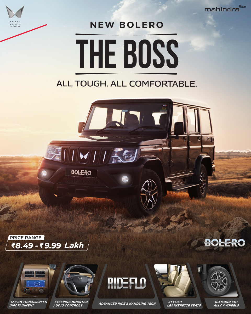 Mahindra Bolero Facebook ad from Jul 21, 2026