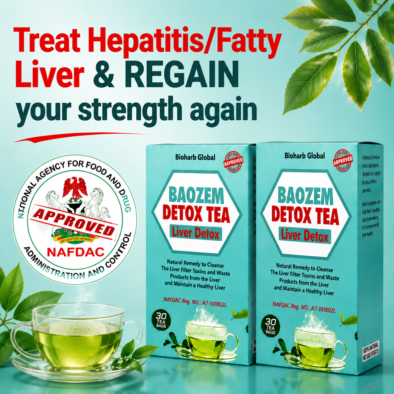 Liver Detox Facebook ad: Click Here to Order Now
