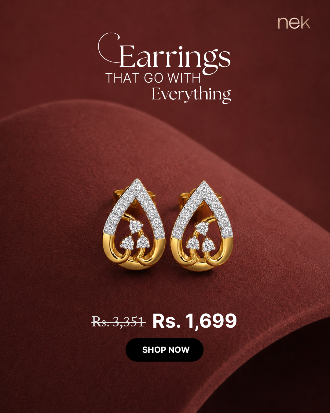 Nek Jewellery Facebook ad: ππππ π΅πππ πππππππππ π·πππ π°π π―πππ