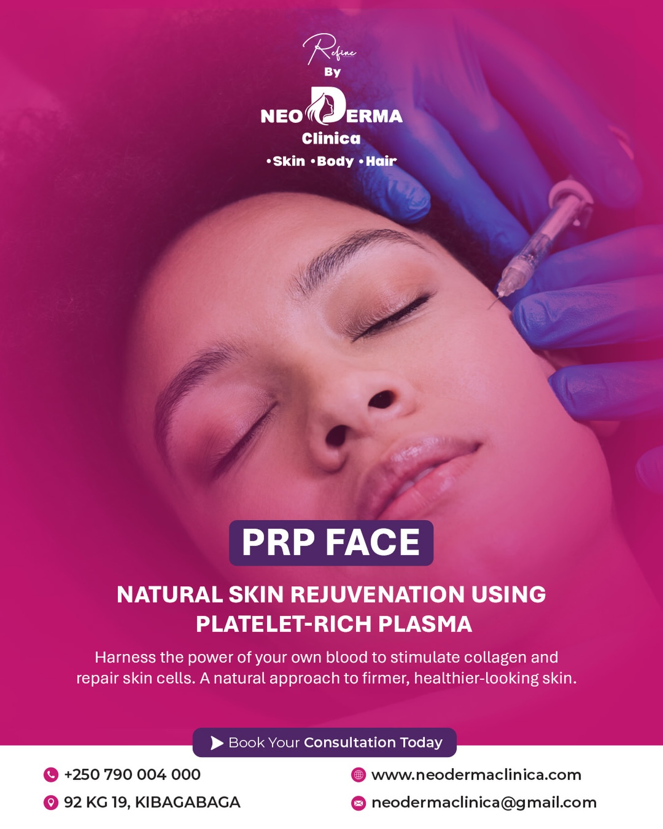 Neoderma Clinica Kigali Facebook ad