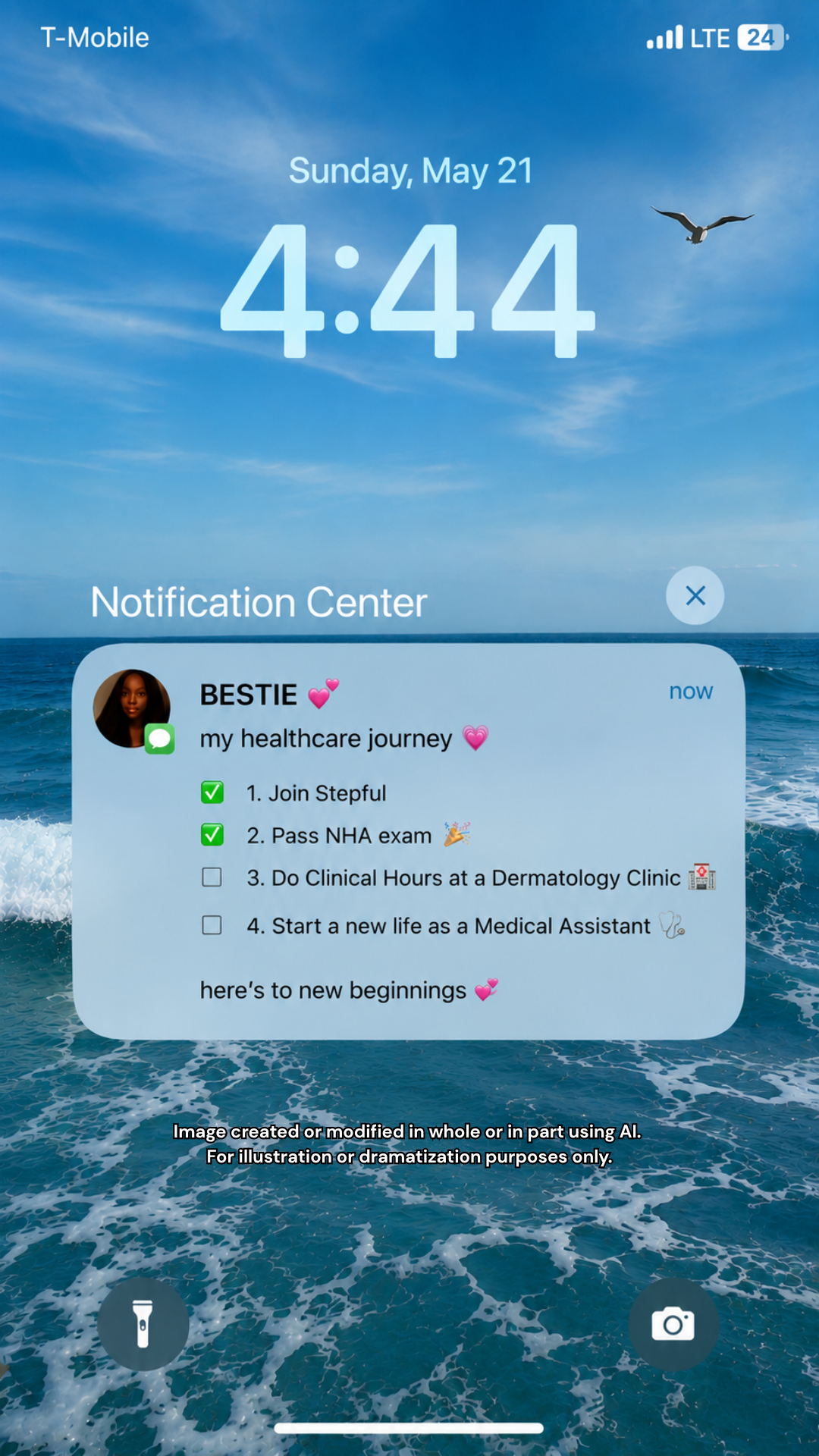 Stepful Facebook ad: Become a Medical Assistant Around Your Life