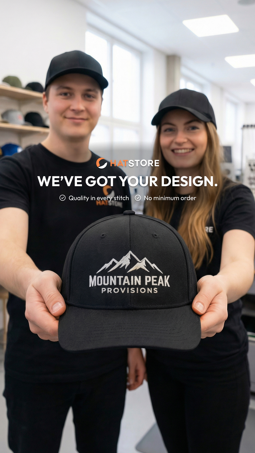 Hatstore Facebook ad