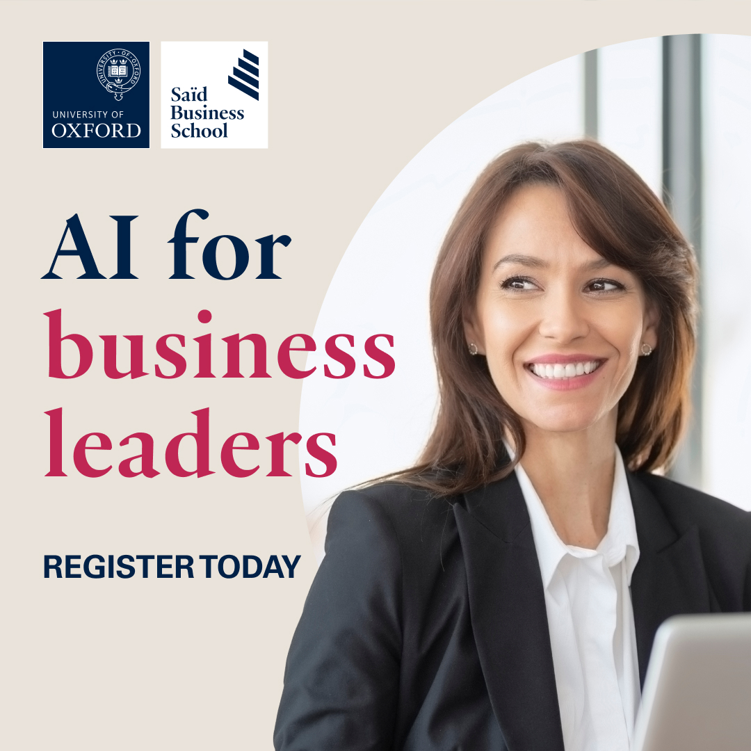 Saïd Business School, University of Oxford Facebook ad