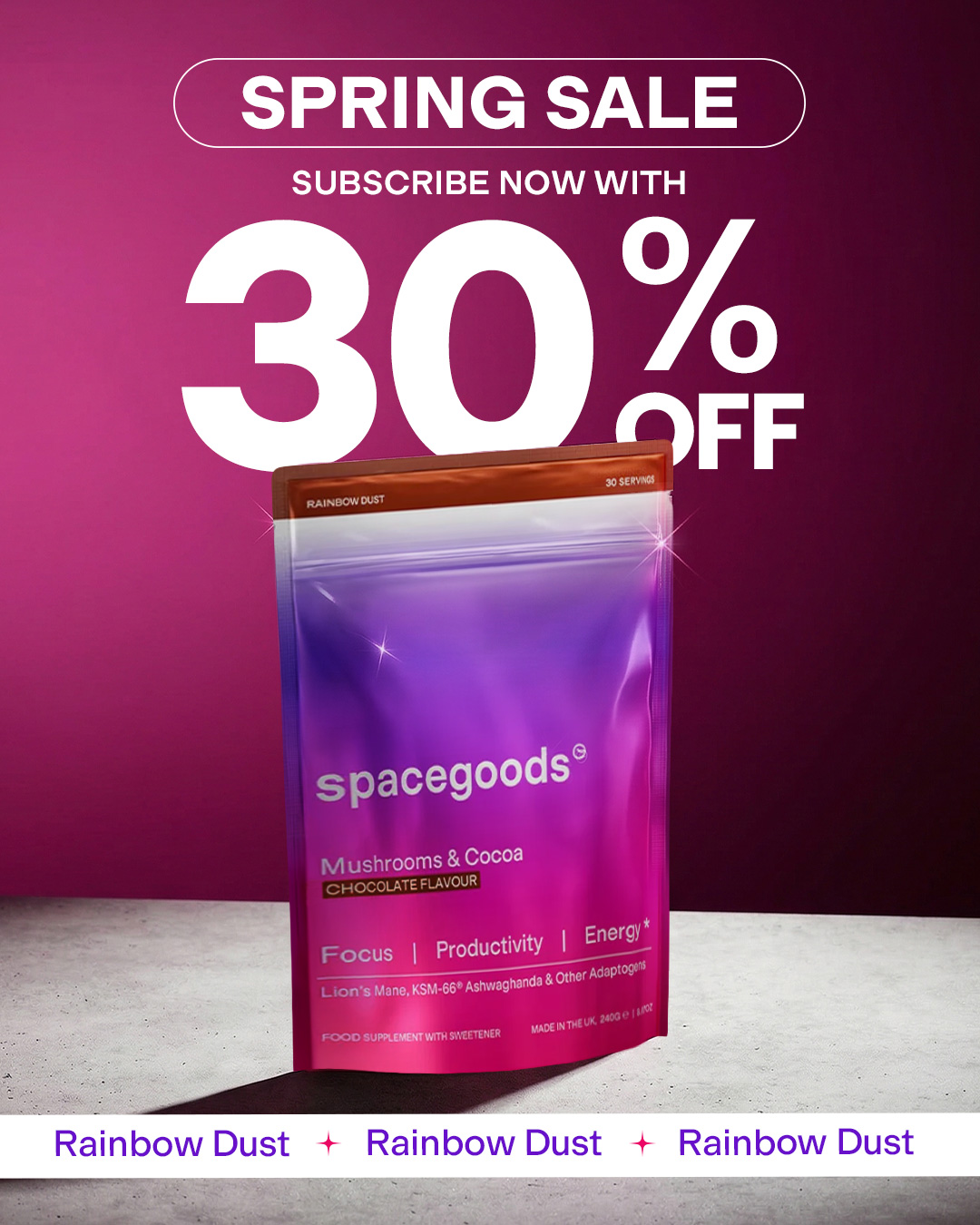 Spacegoods Facebook ad