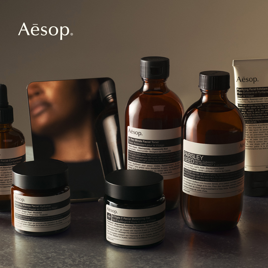 Aesop Facebook ad