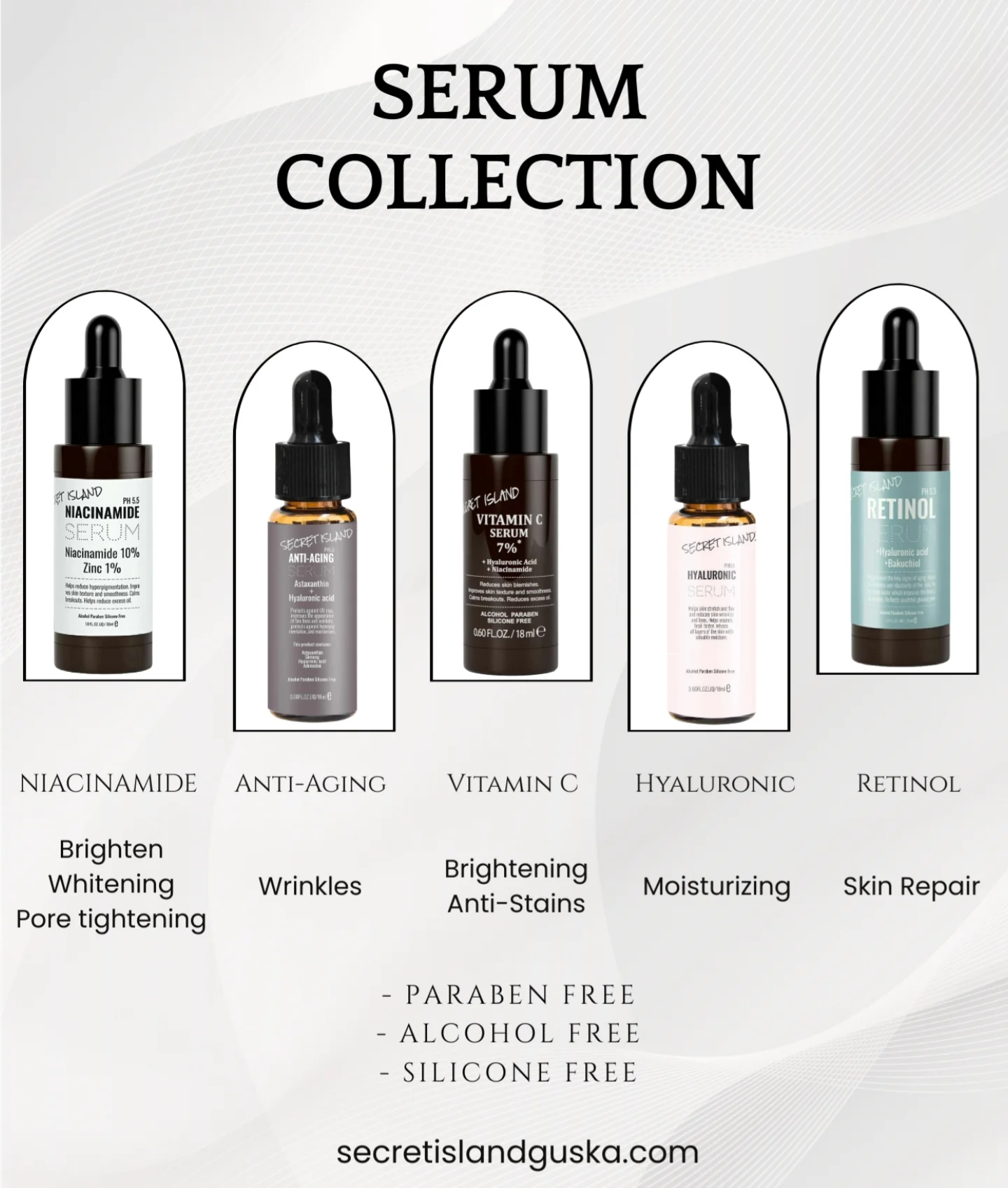 Secret Island - Cosmetics Facebook ad