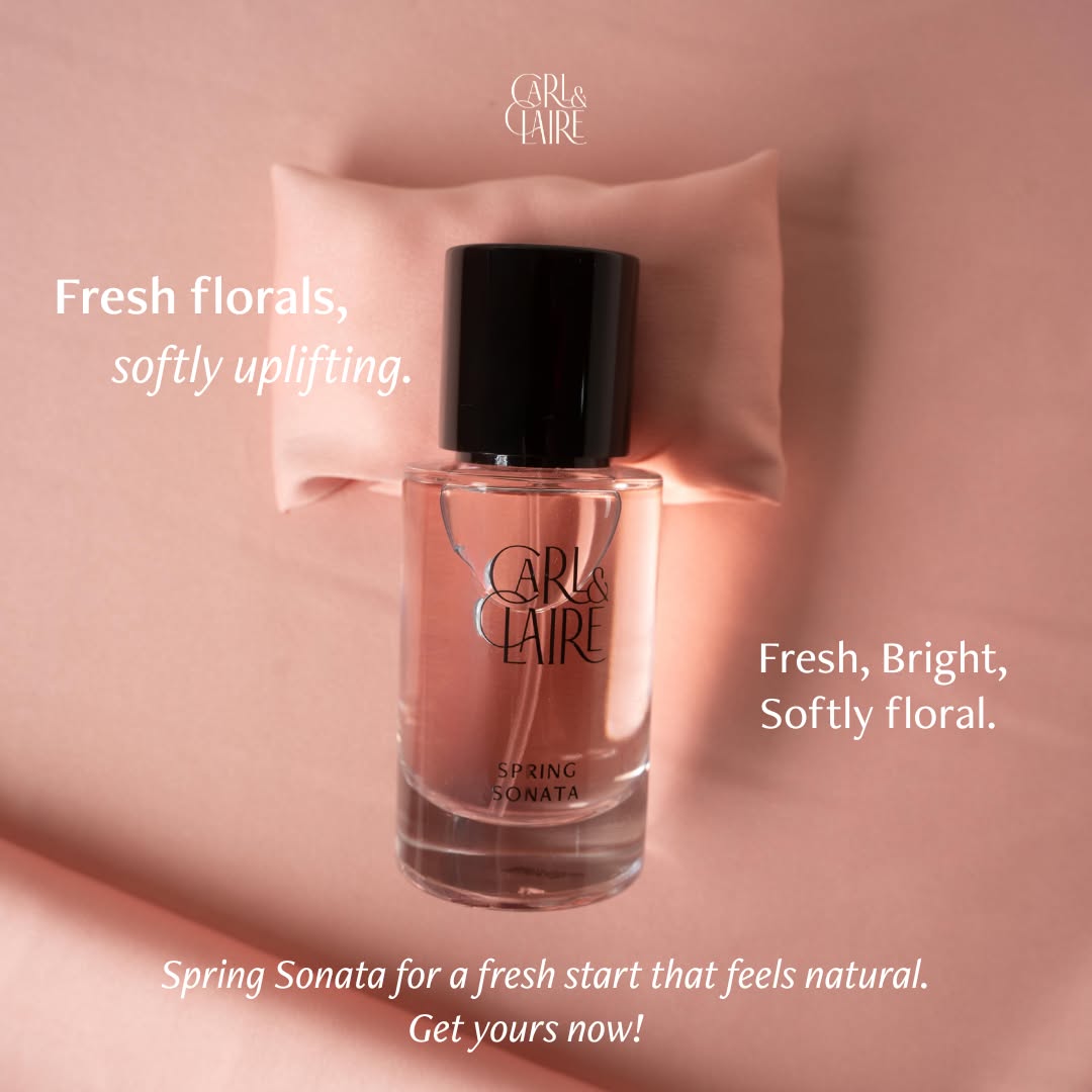 Carl & Claire Perfumery Facebook ad: Because Every Story Deserves a Signature Scent
