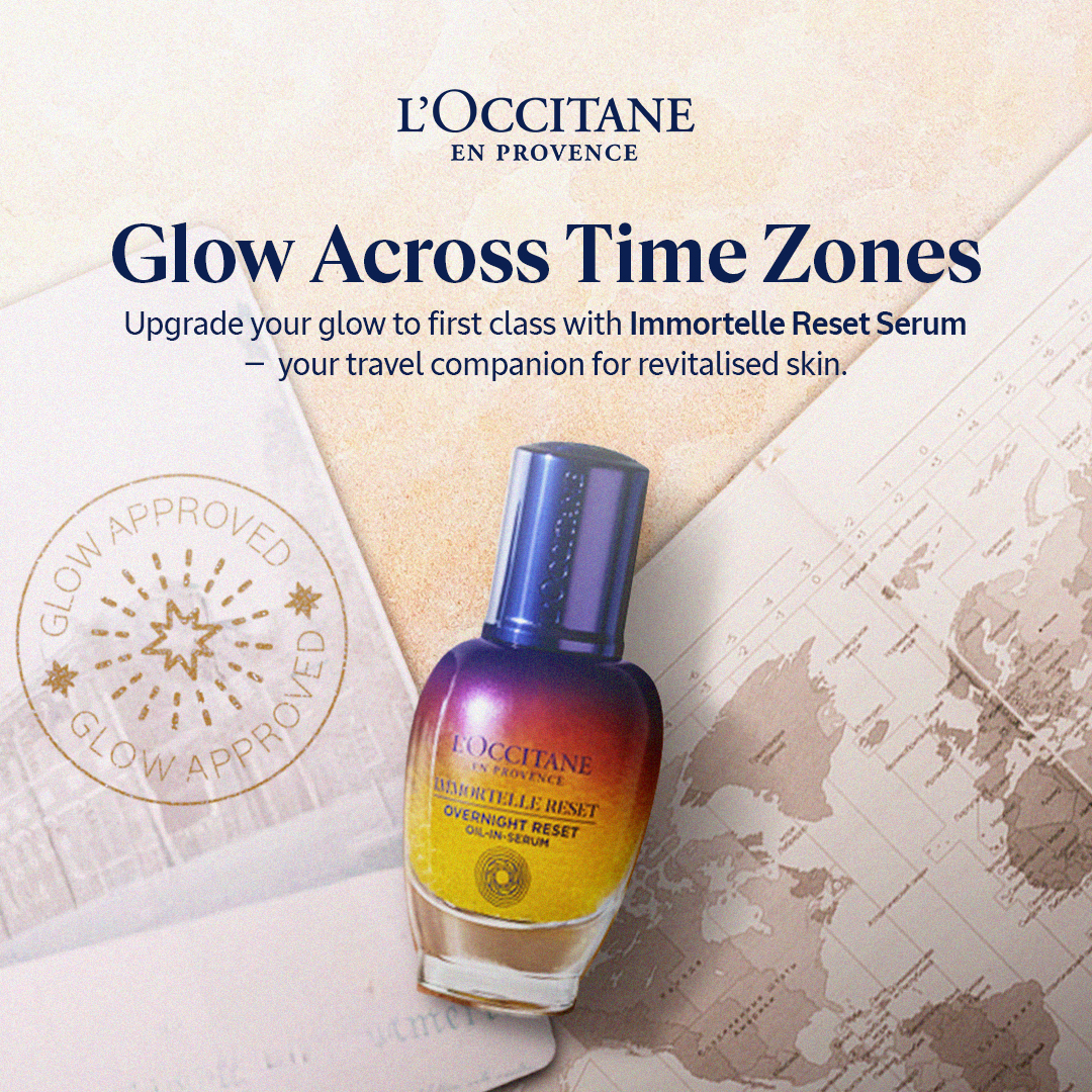 L'OCCITANE en Provence Facebook ad: Immortelle Reset Serum