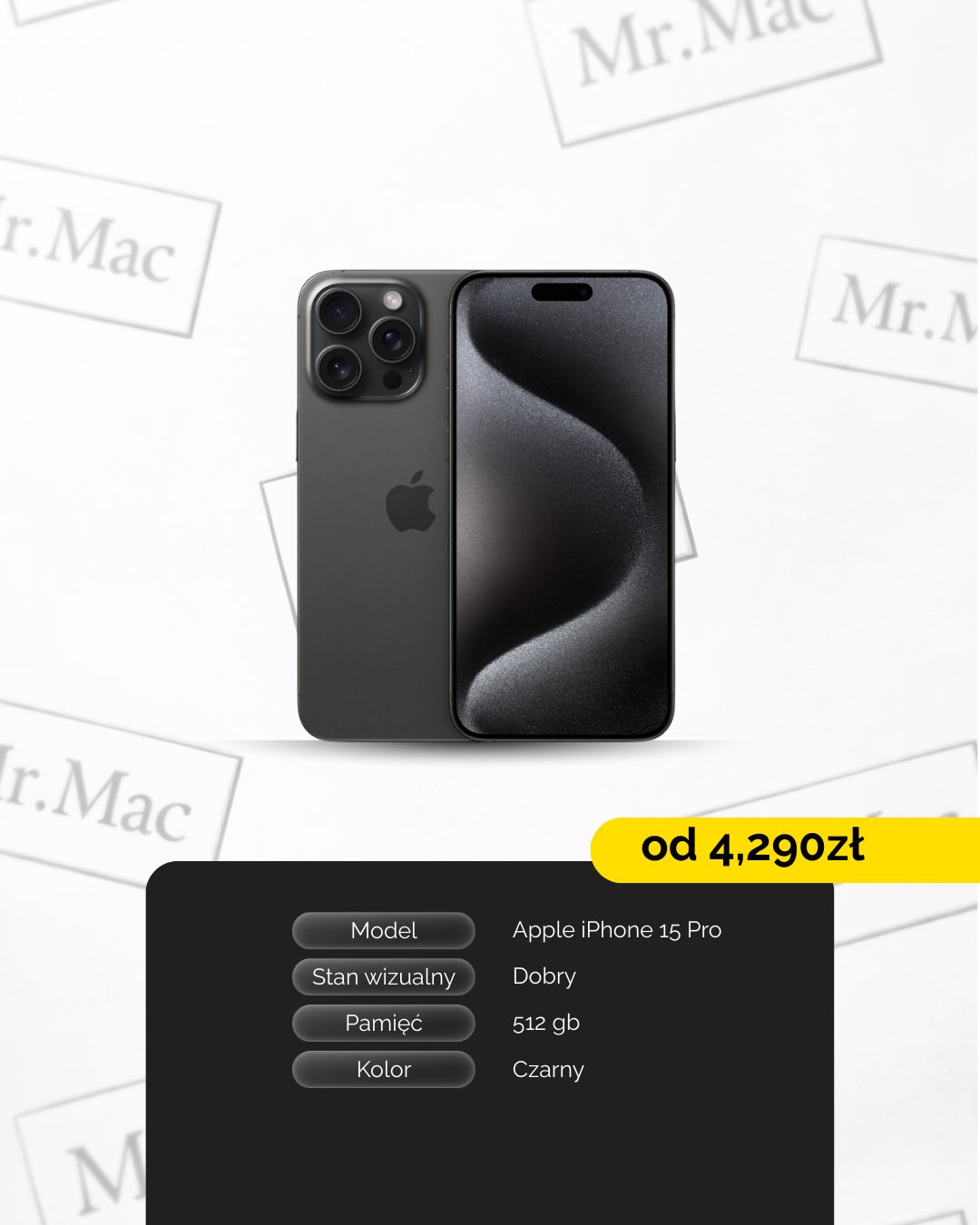 MisterMac.store Facebook ad: Почни 2026 рік зі смартфона, який не потребує…