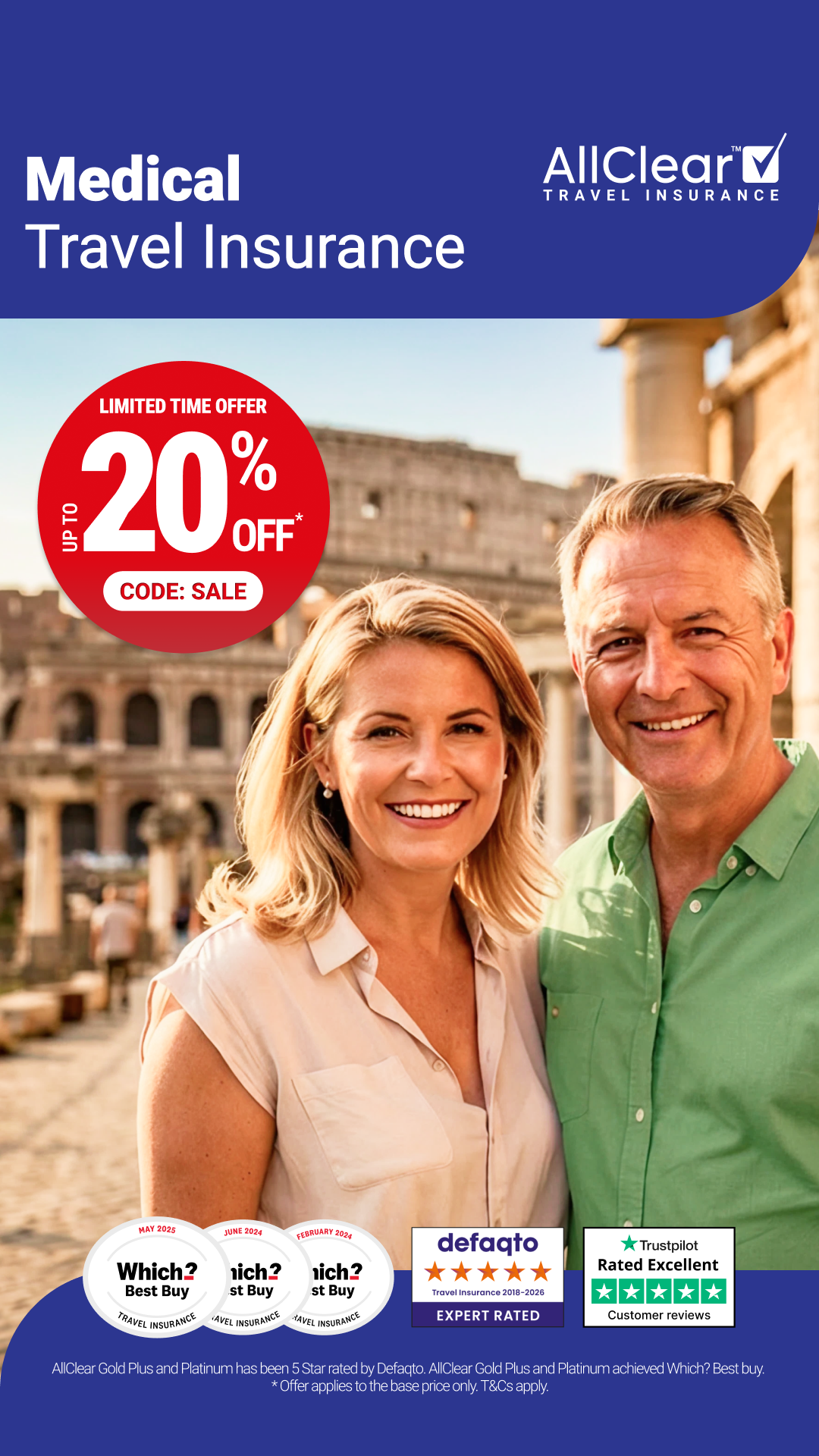AllClear Travel Facebook ad from Jul 6, 2026