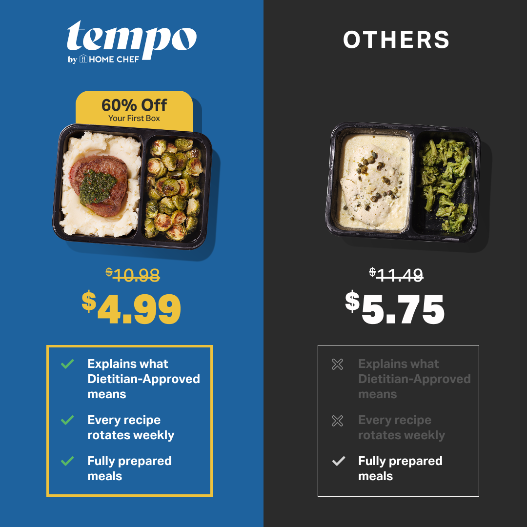 Tempo Meals Facebook ad