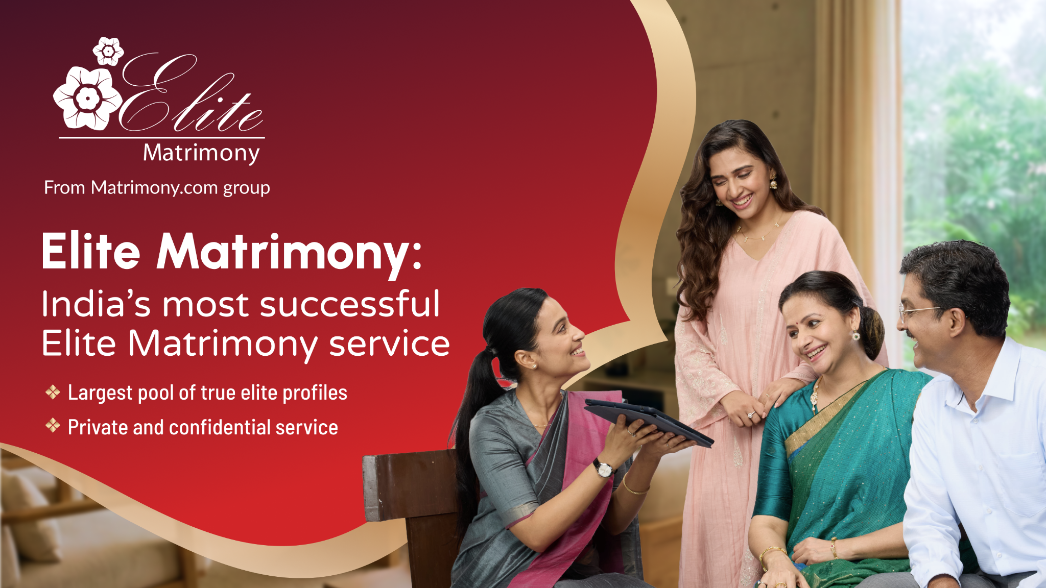 EliteMatrimony Facebook ad
