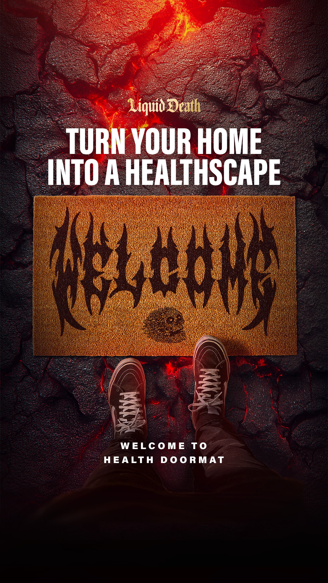 Liquid Death Facebook ad
