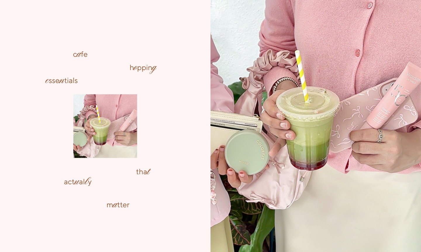 Wardah Beauty Malaysia Facebook ad: Out all day, in and out of cafés…