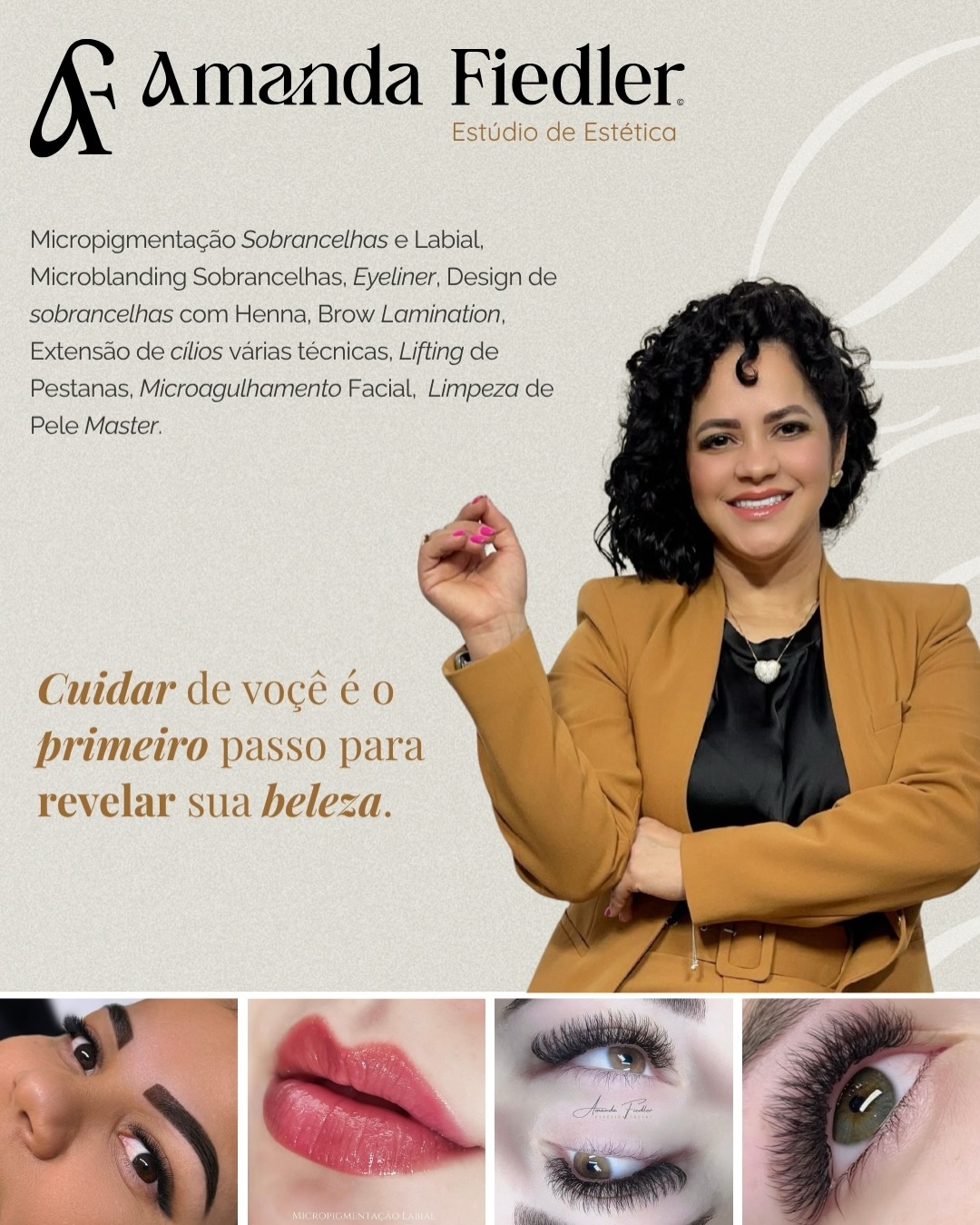 Amanda Fiedler estudio de estetica Facebook ad: Amanda Fiedler Estúdio de Estética