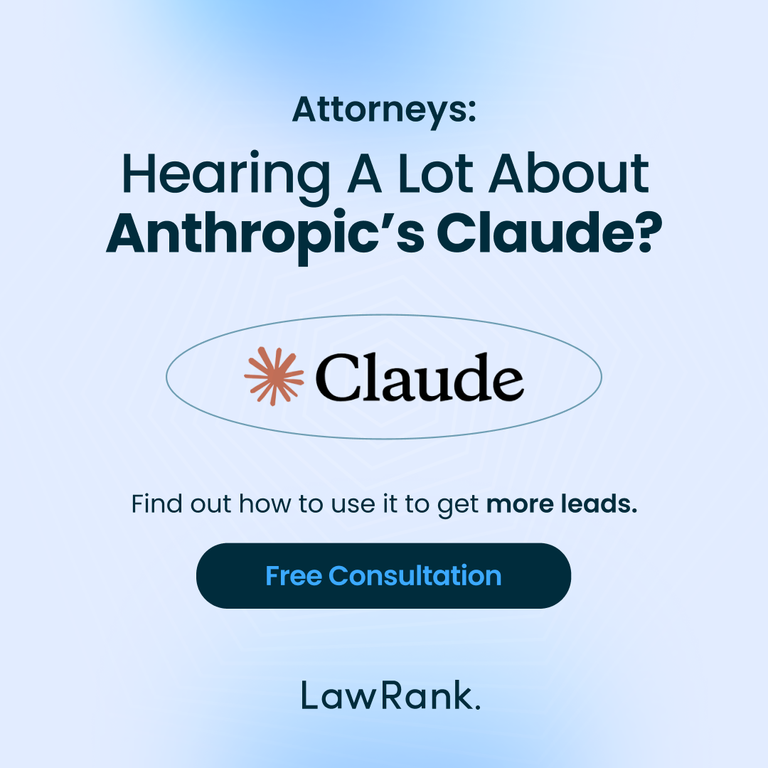 LawRank Facebook ad