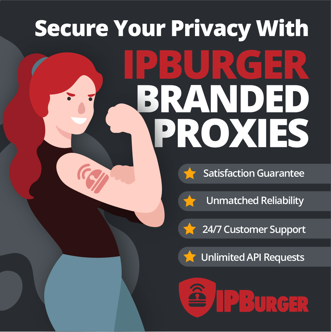 IPBurger Facebook ad: IPBurger Branded Proxies