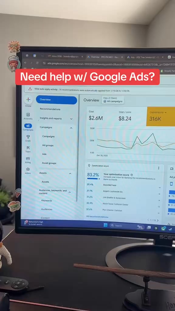 Brandon Ewing does Google Ads Facebook ad: Stop Guessing With Your Google Ads