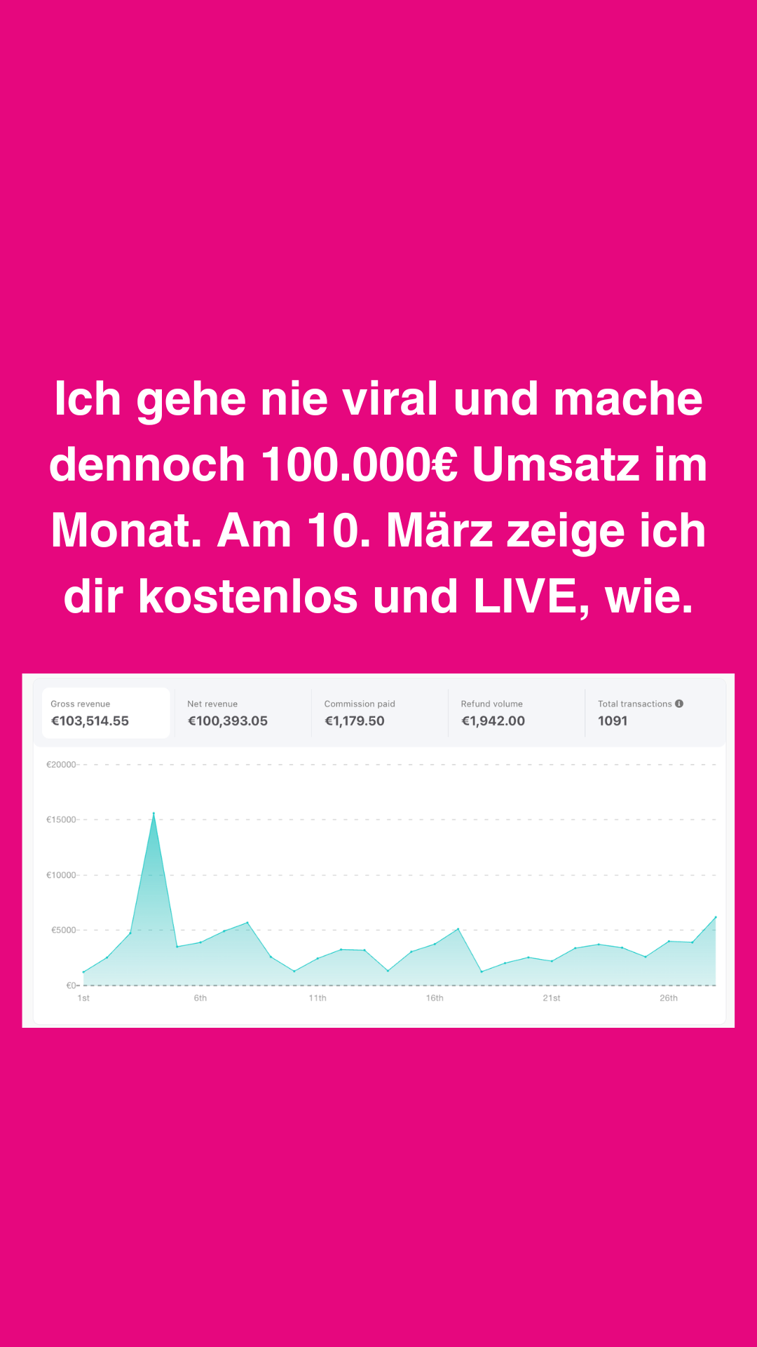 Julia Trost - Online Unternehmensaufbau Facebook ad