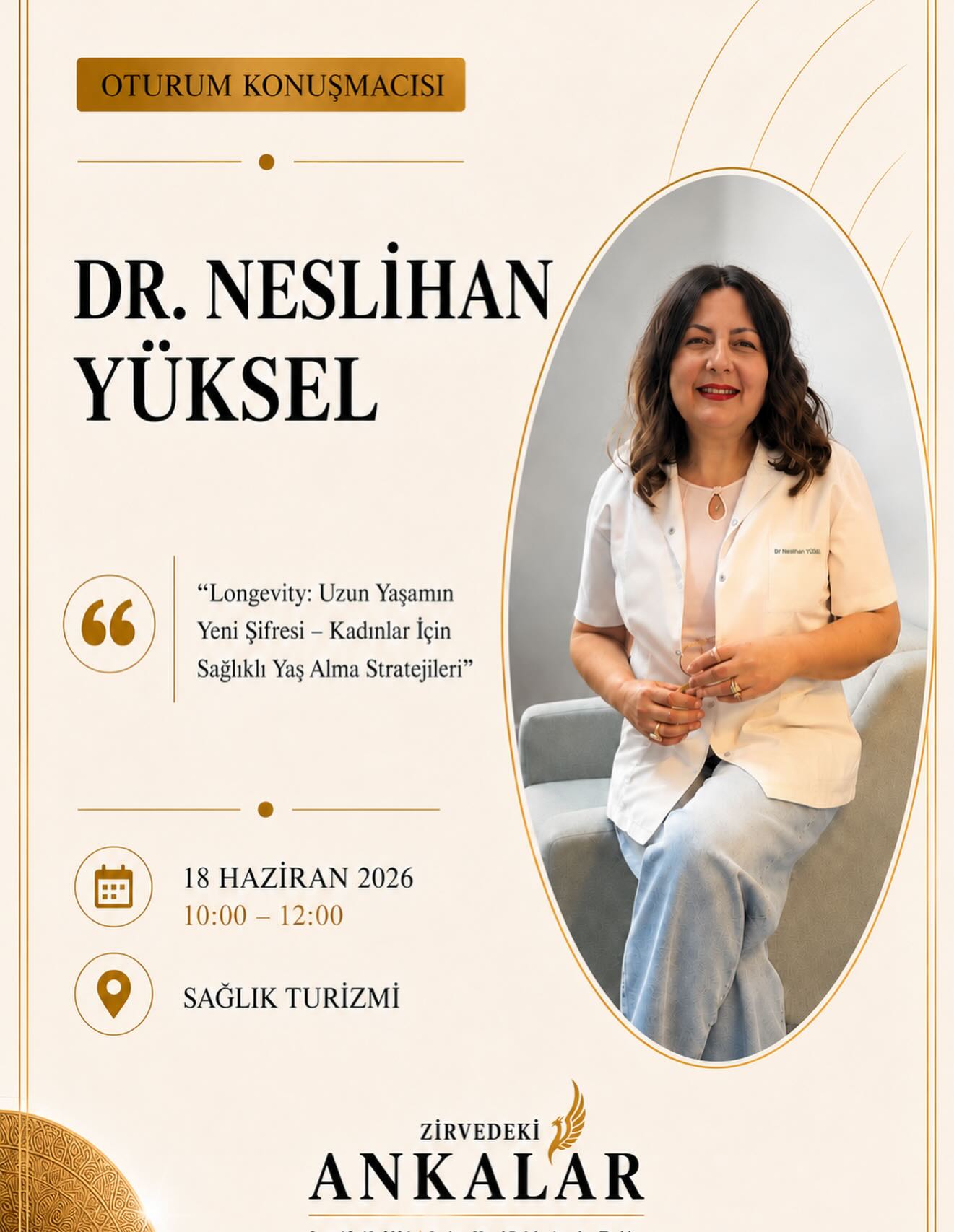 zirvedekiankalar Facebook ad: Dr. Neslihan Yüksel ile sağlıklı yaş almanın sırlarını…