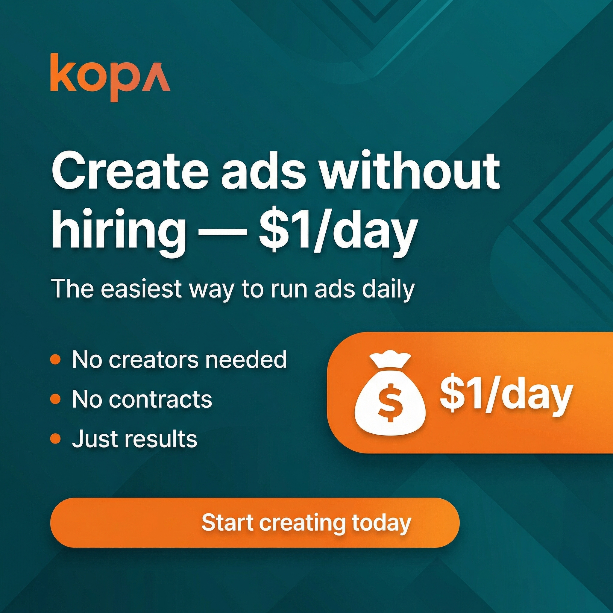 AI tools Facebook ad