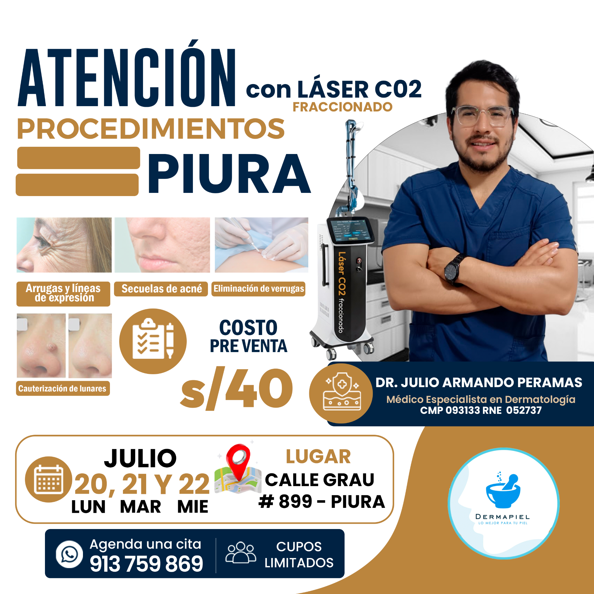 Dermapiel - Dermatología Clínica Estética y Laser  Facebook ad